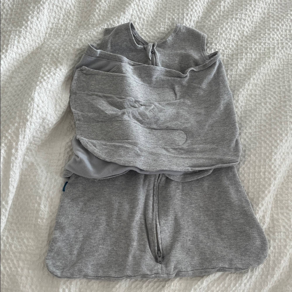 Halo Gray Two-Piece Swaddle Sleep Sack